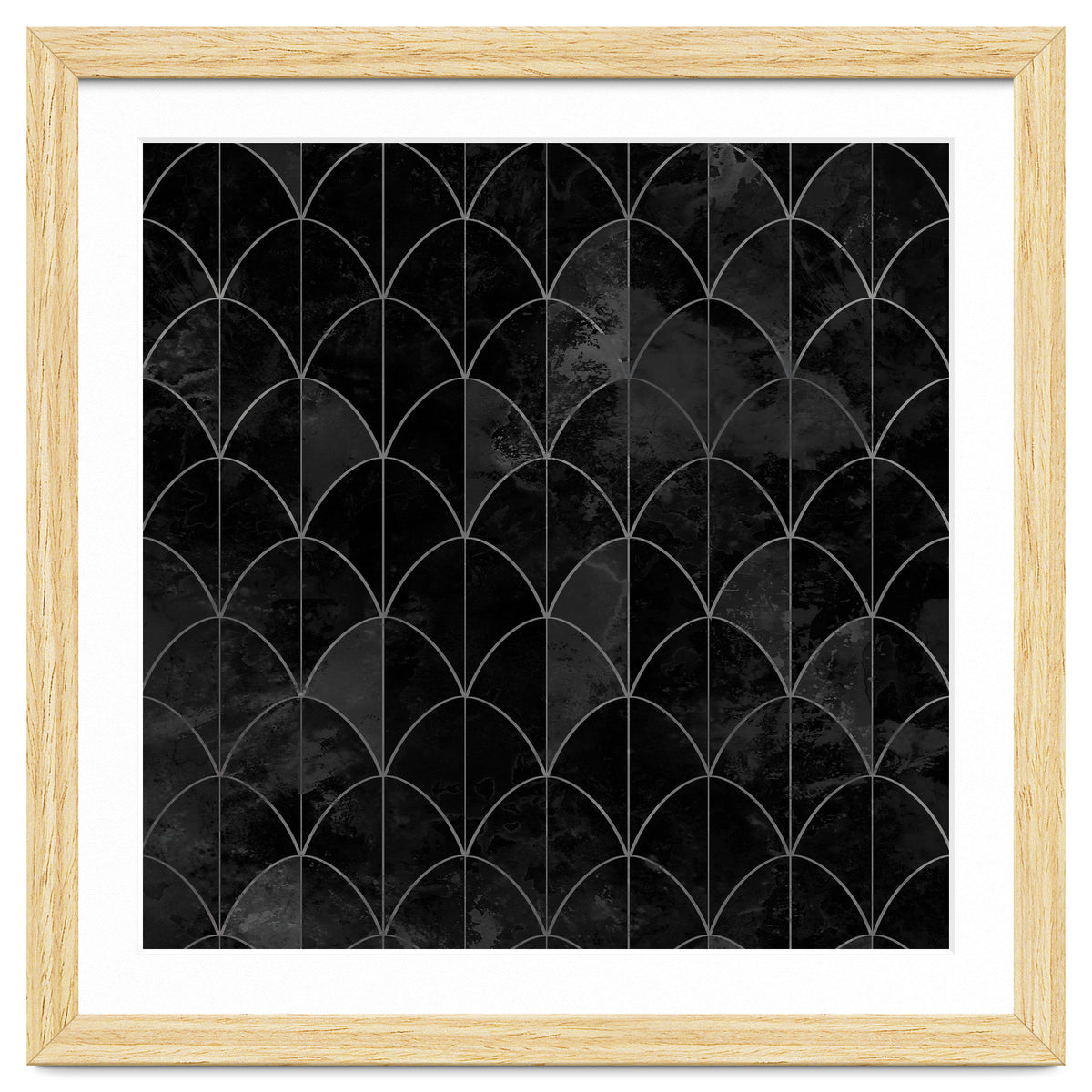 Mermaid scales. Black and white