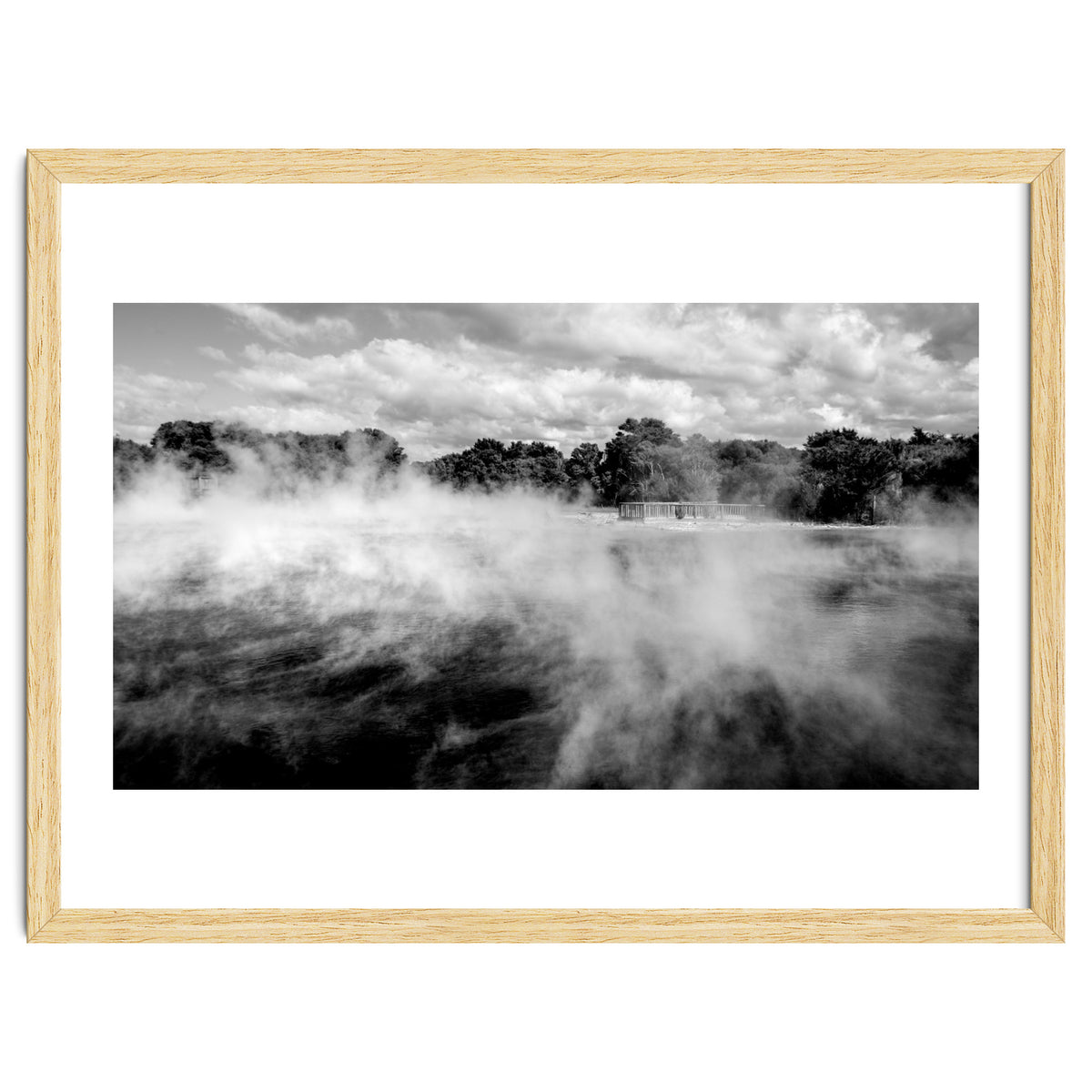 Vapors in Rotorua, New Zealand Art Print