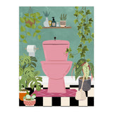 Botanical Loo in Jungle Bathroom (Print Only) thumbnail