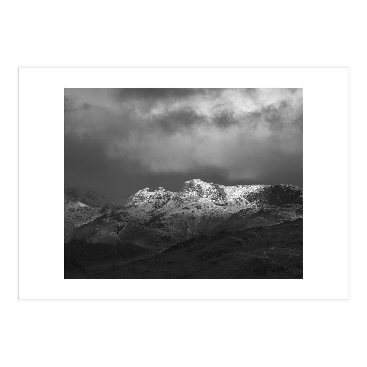 The Langdale pikes (Print Only)