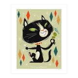 Cat A Tonic Tuxie (Print Only) thumbnail