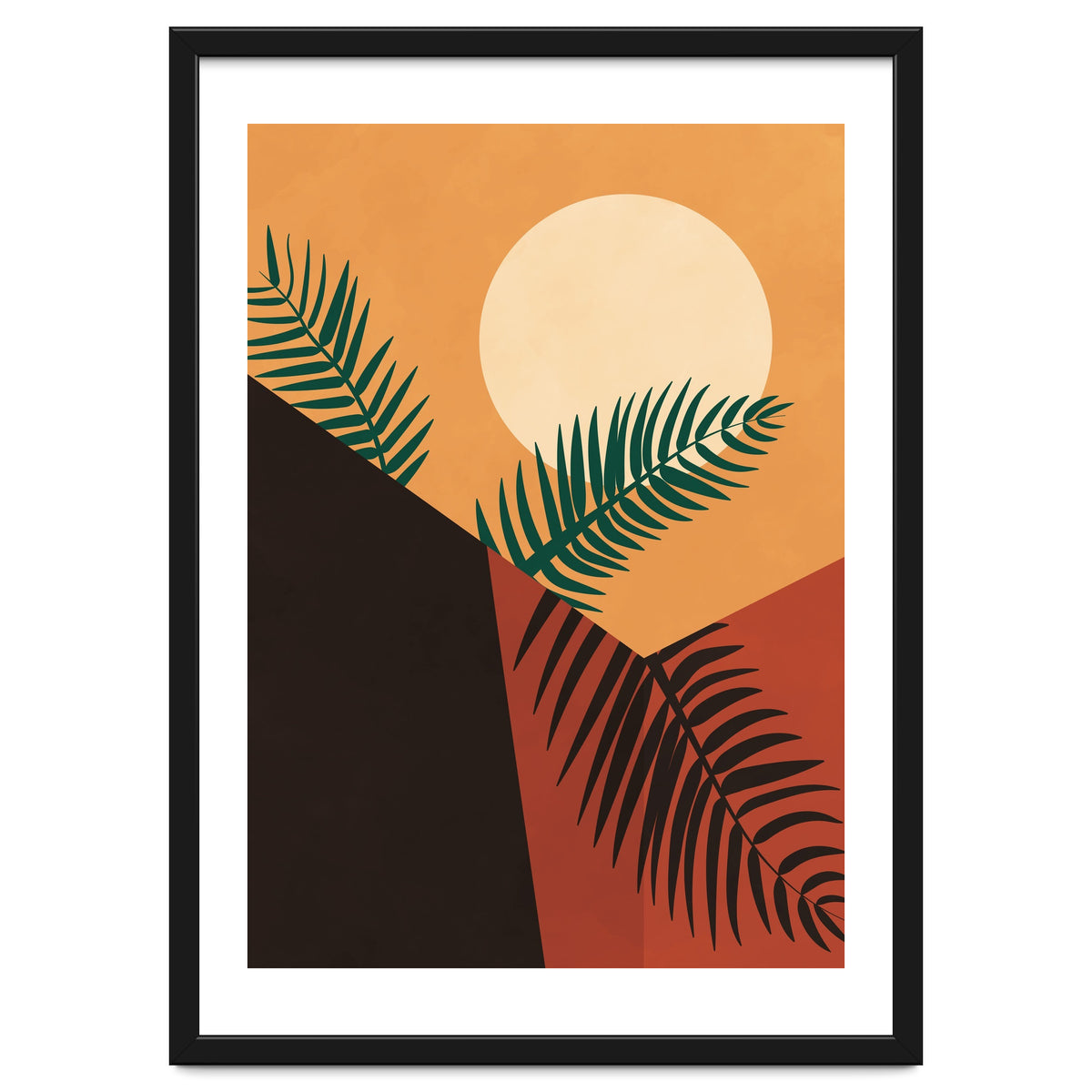 Bohemian Palm Tree Leaves