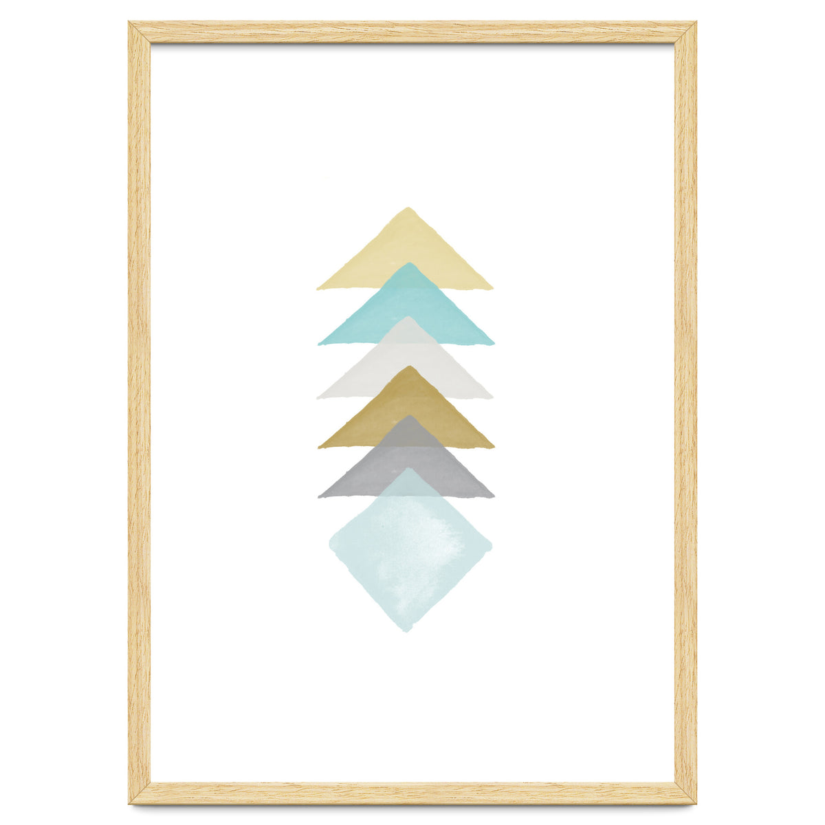 Watercolor Triangles