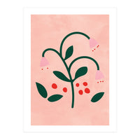 Botanical Pink Flower (Print Only)