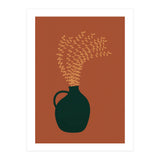 Terracotta Earth Tones Wall Decor Pottery Plant I (Print Only) thumbnail