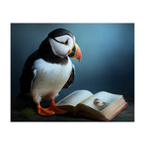 Puffin Reading a Book (Print Only) thumbnail