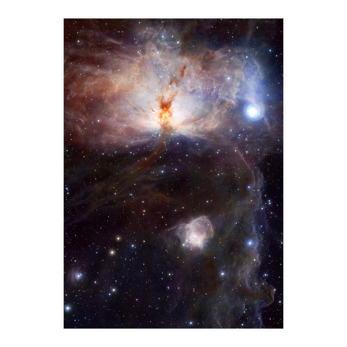 The Hidden Fires of the Flame Nebula (Print Only)