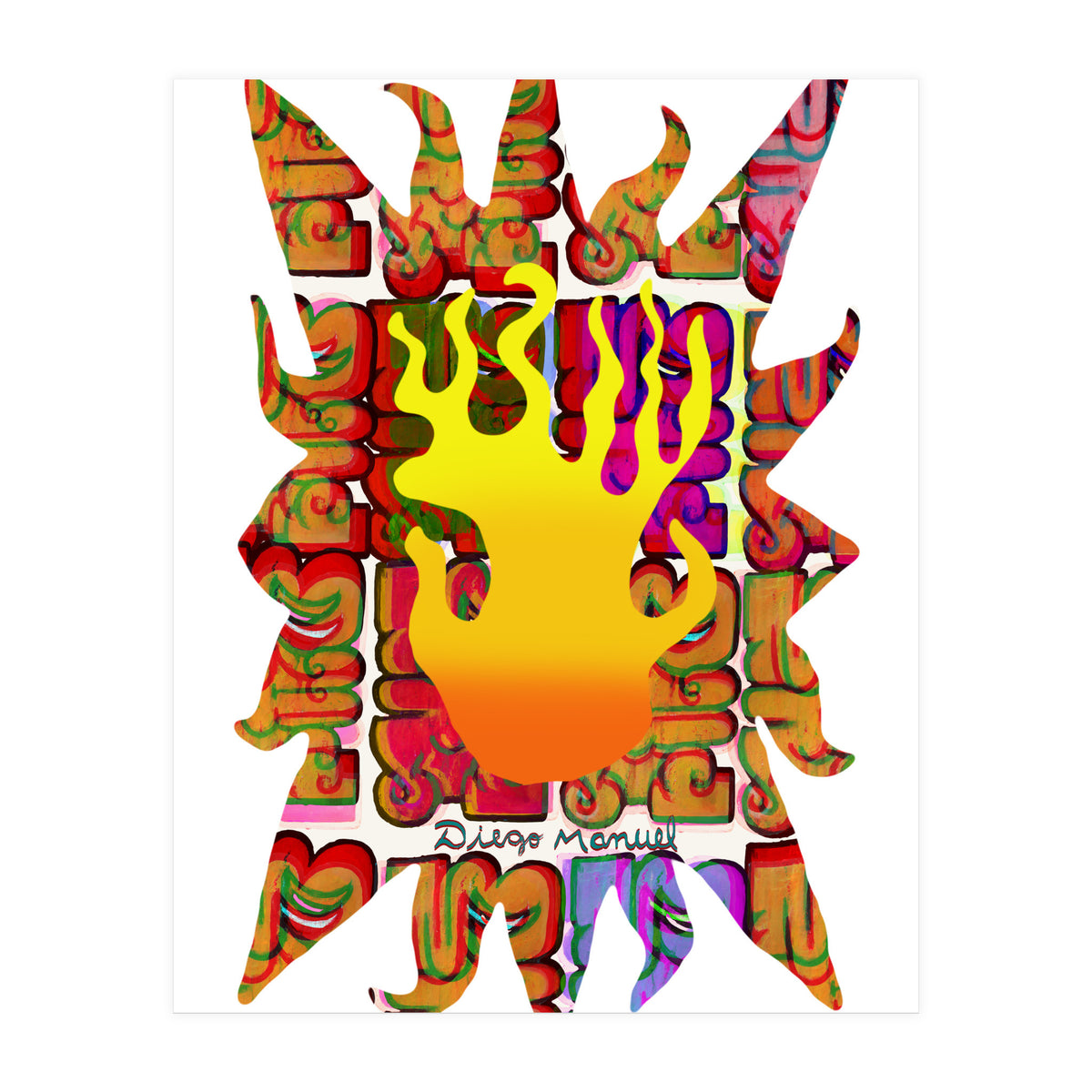 Fuego 4 Copia (Print Only)