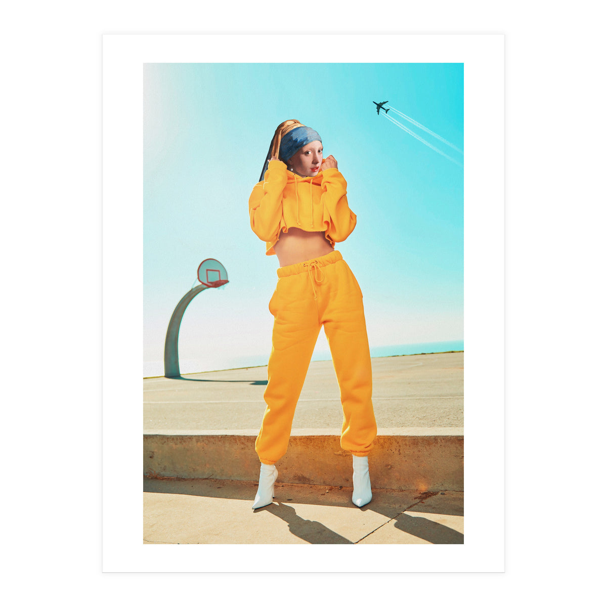 The Girl In Yellow Joggers (Print Only)
