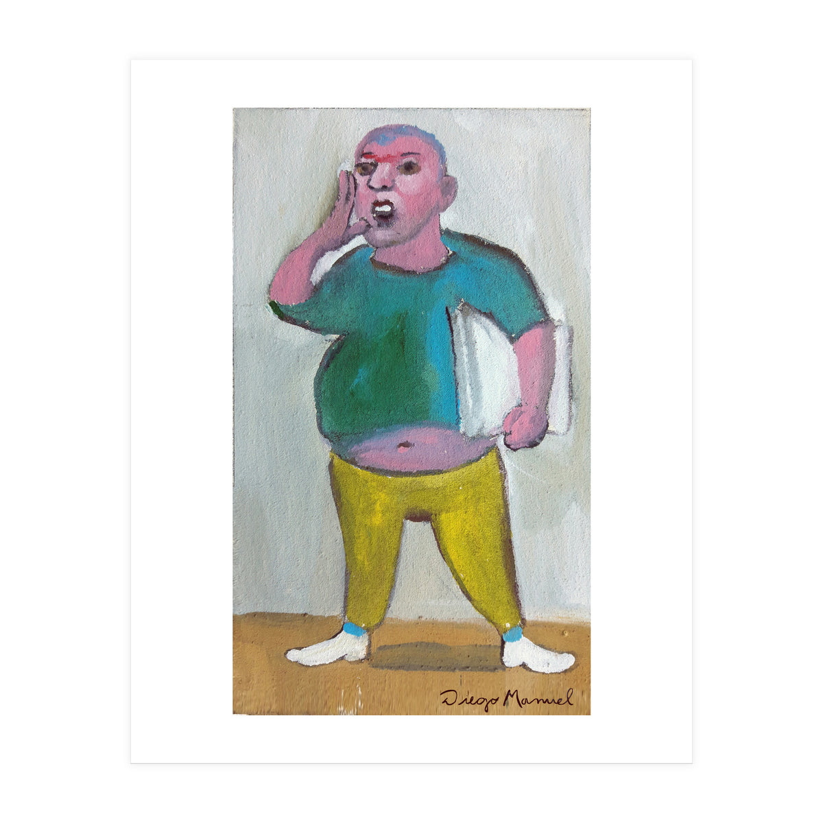 newspaper seller (Print Only)