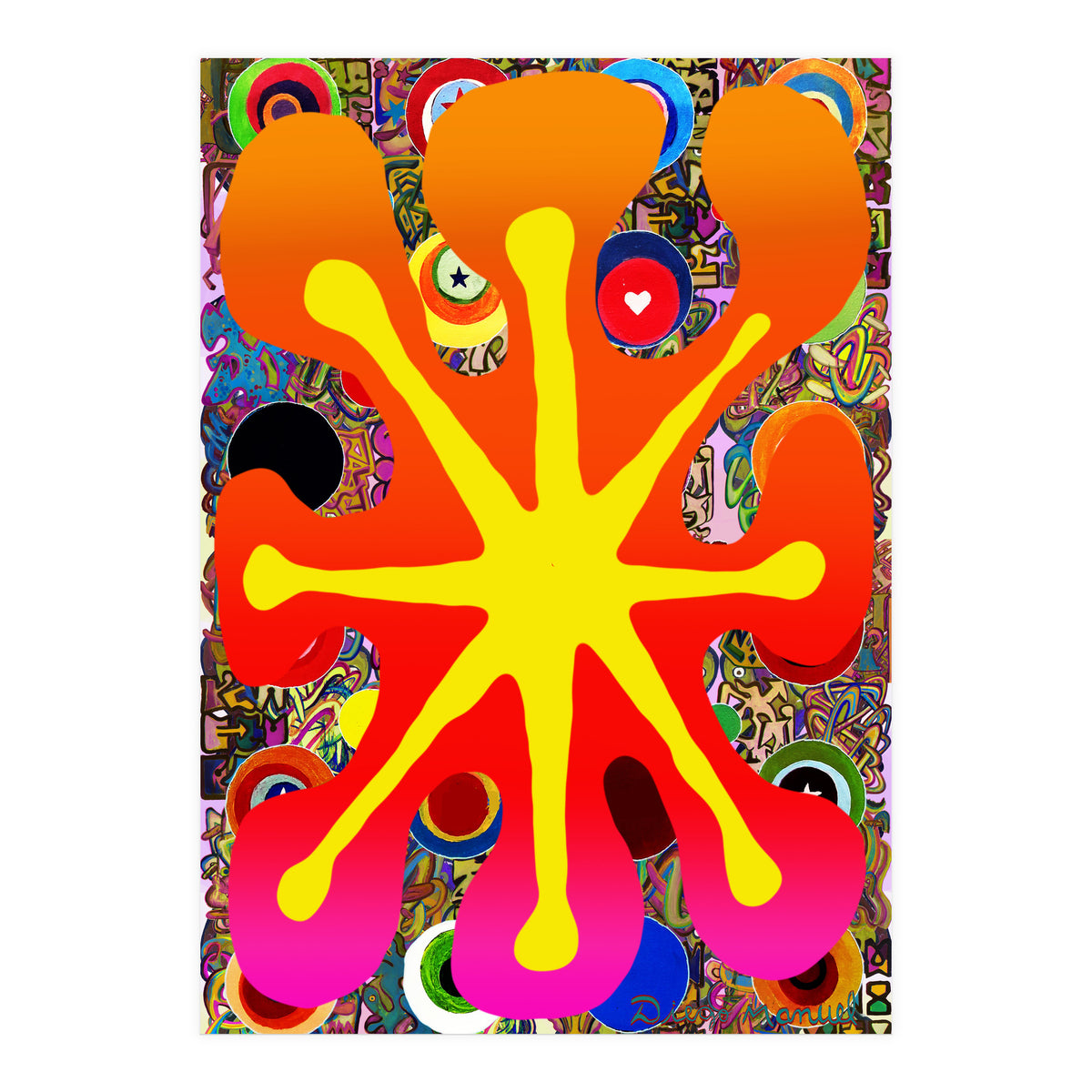 Fuego Y Graffiti 87 (Print Only)