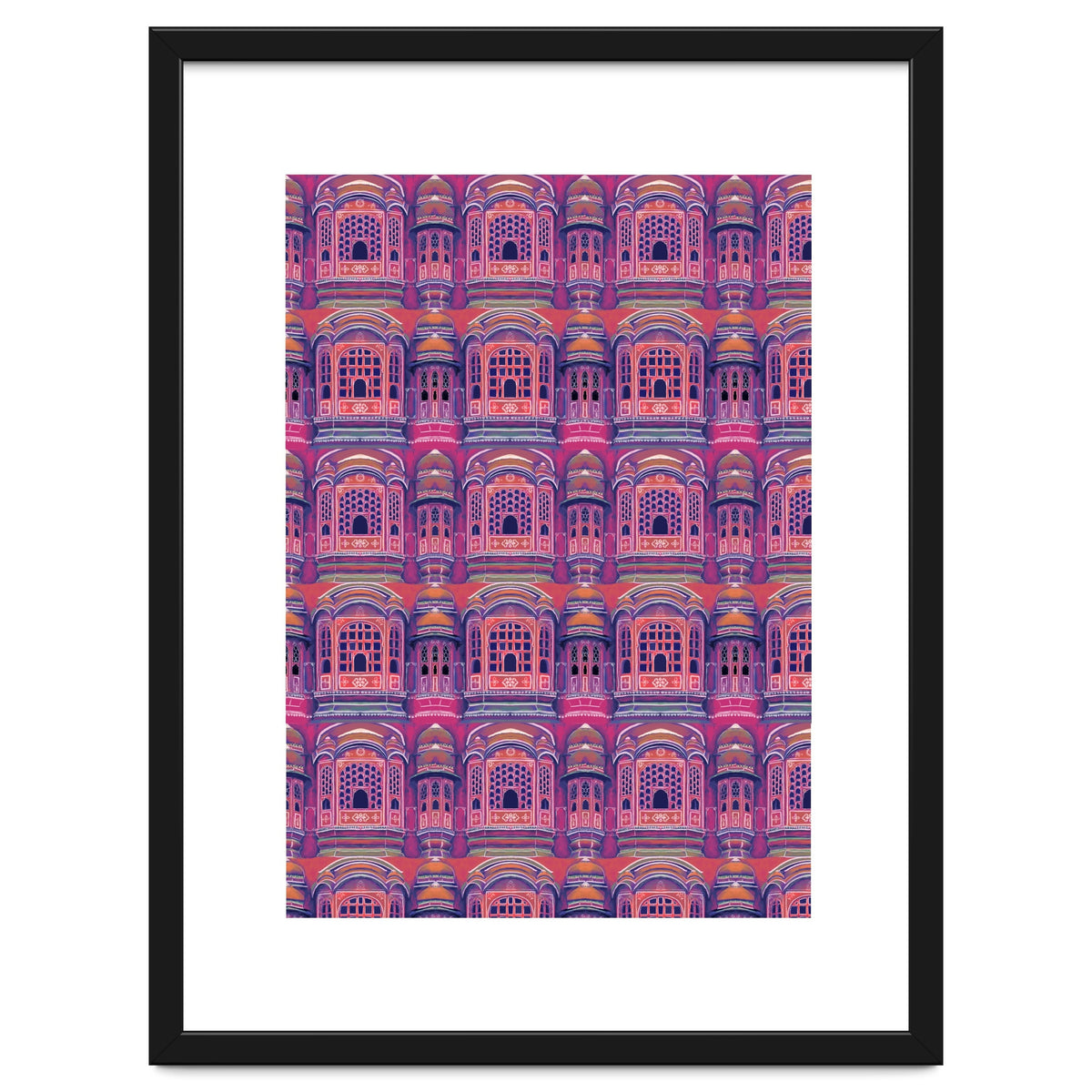 Hawa Mahal (Wind Palace) Retro - India