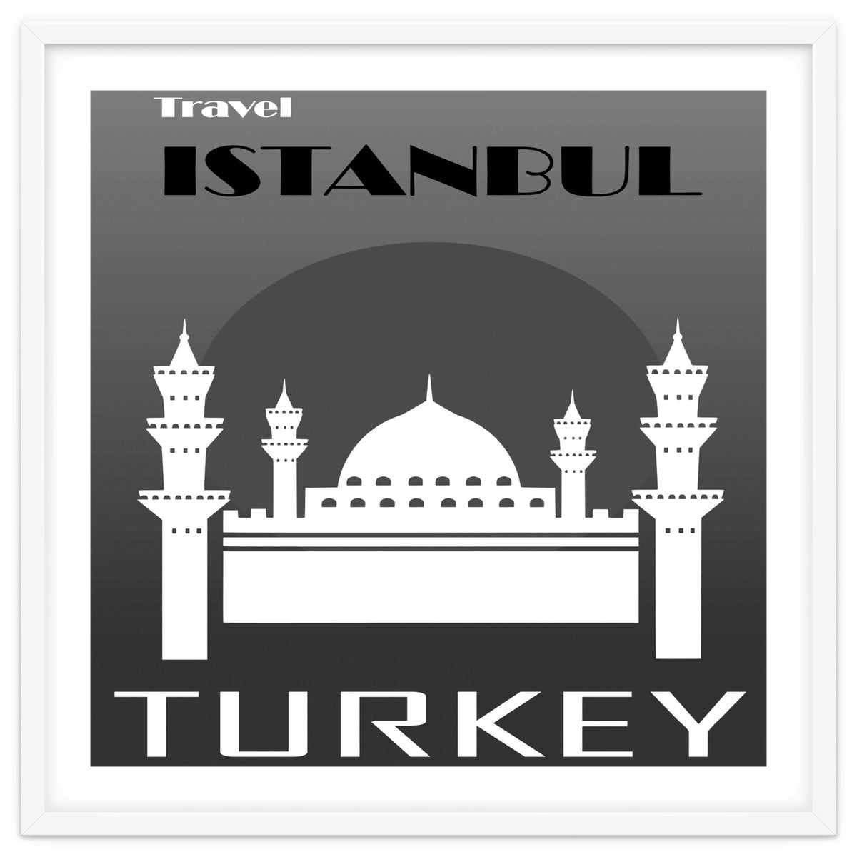 Istanbul Travel Poster