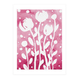 Abstract Flowers Pink (Print Only) thumbnail