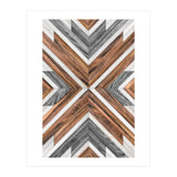 Urban Tribal Pattern No.4 - Wood (Print Only) thumbnail