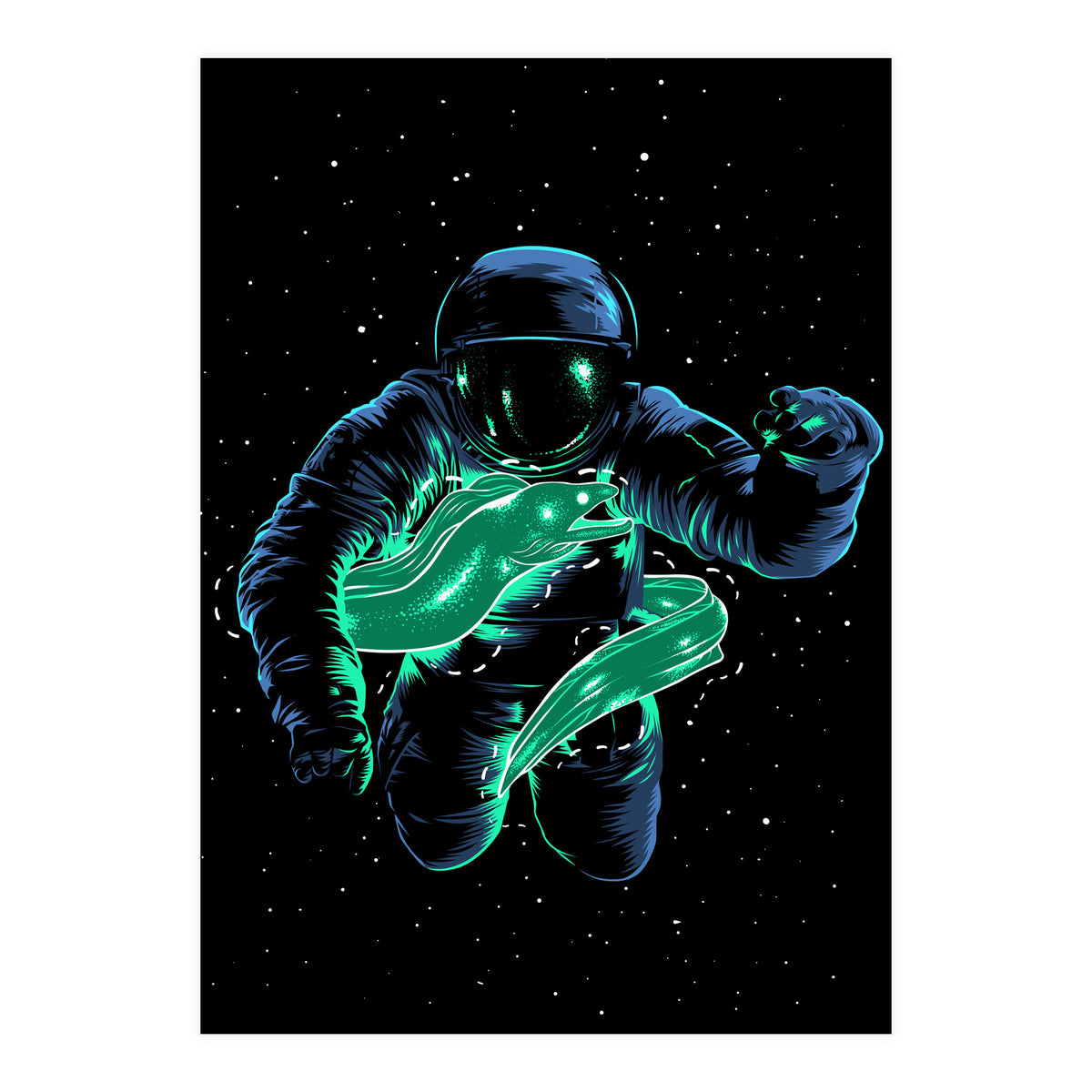 Astronaut fish (Print Only)