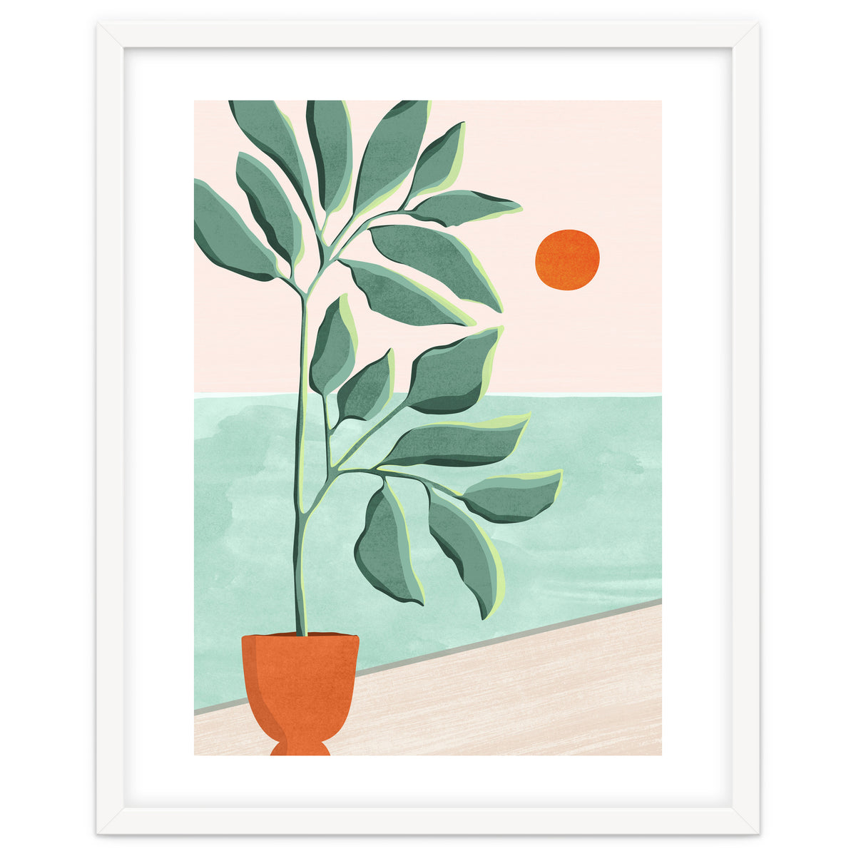 Sunset At The Beach House No.1