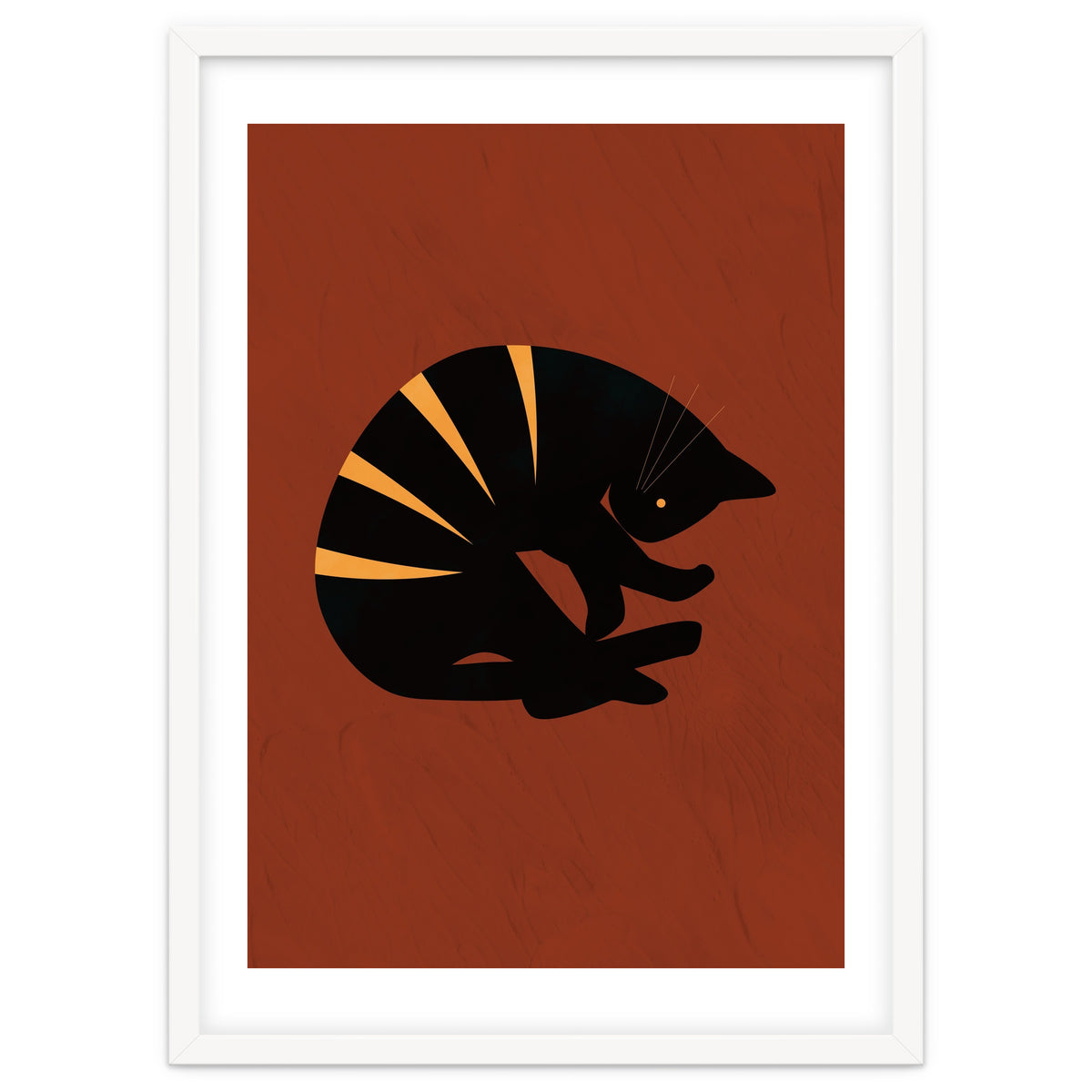 Black Cat Modern Terracotta