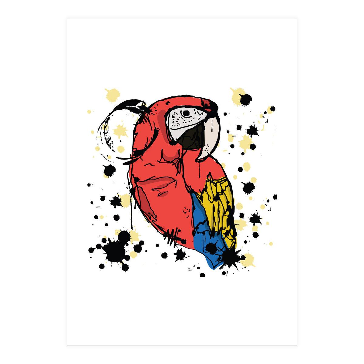 Guacamaya sketch (Print Only)