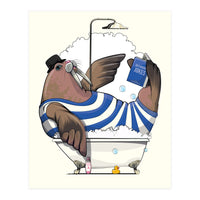 Walrus in the Bath (Print Only)