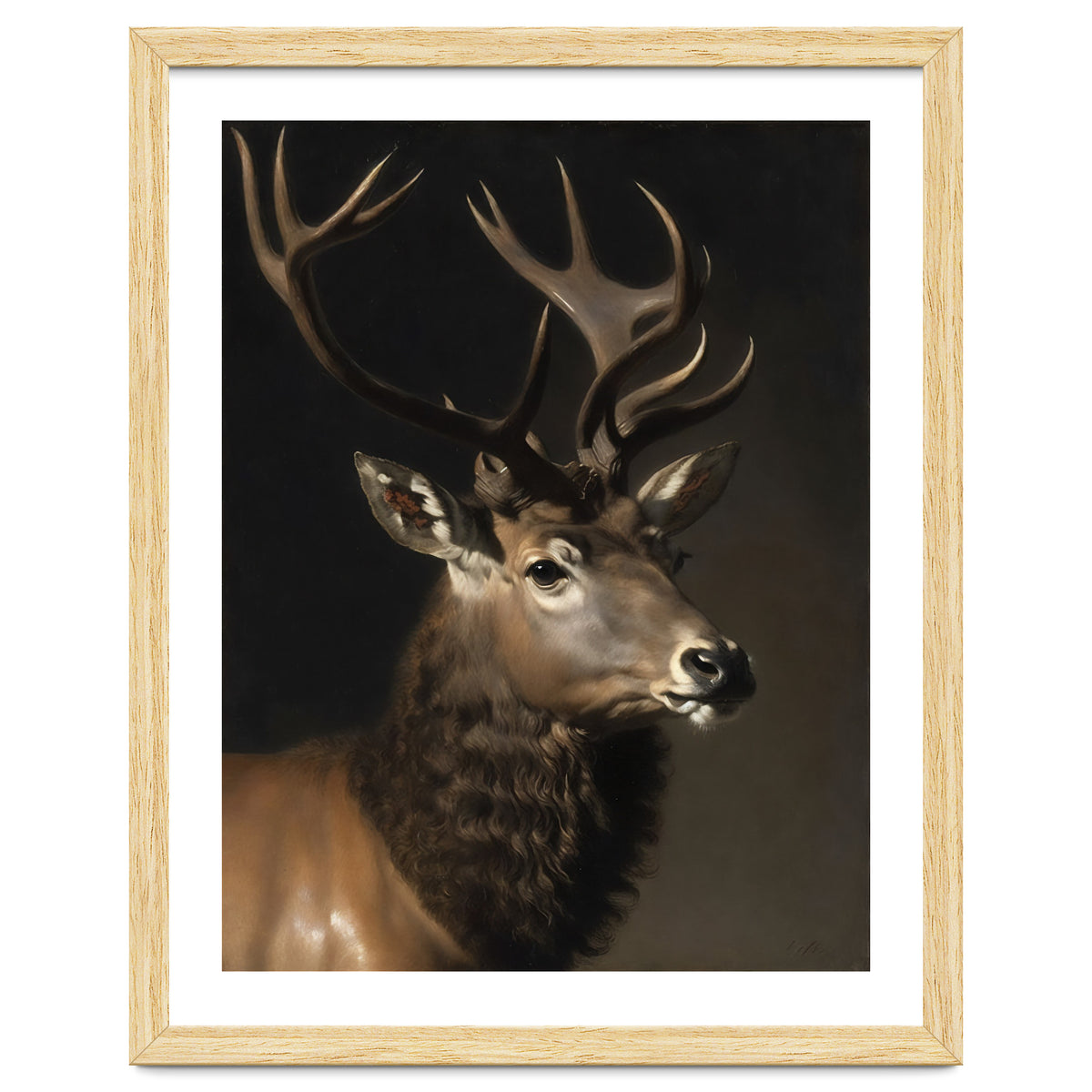 Stag Classical Oil Painting