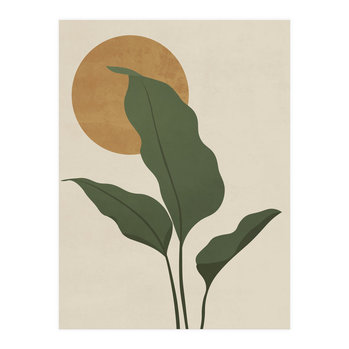 LEAVES AND SUN - 01B (Print Only)