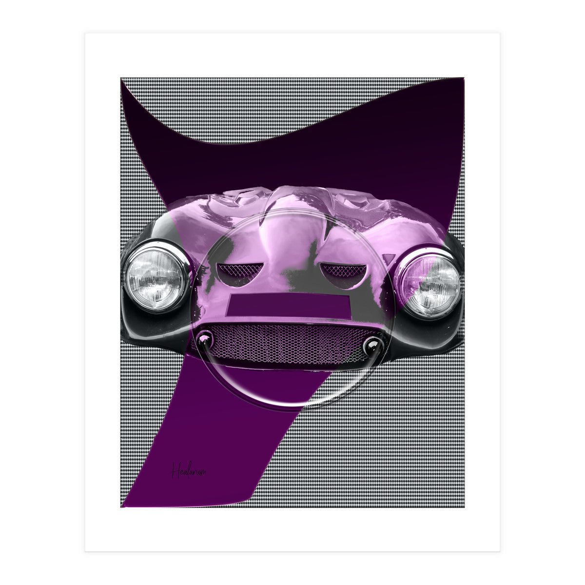 Emoji & Cars purple (Print Only)