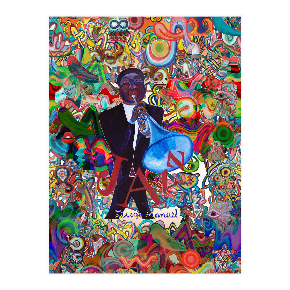 Jazz Y Graffitis (Print Only)