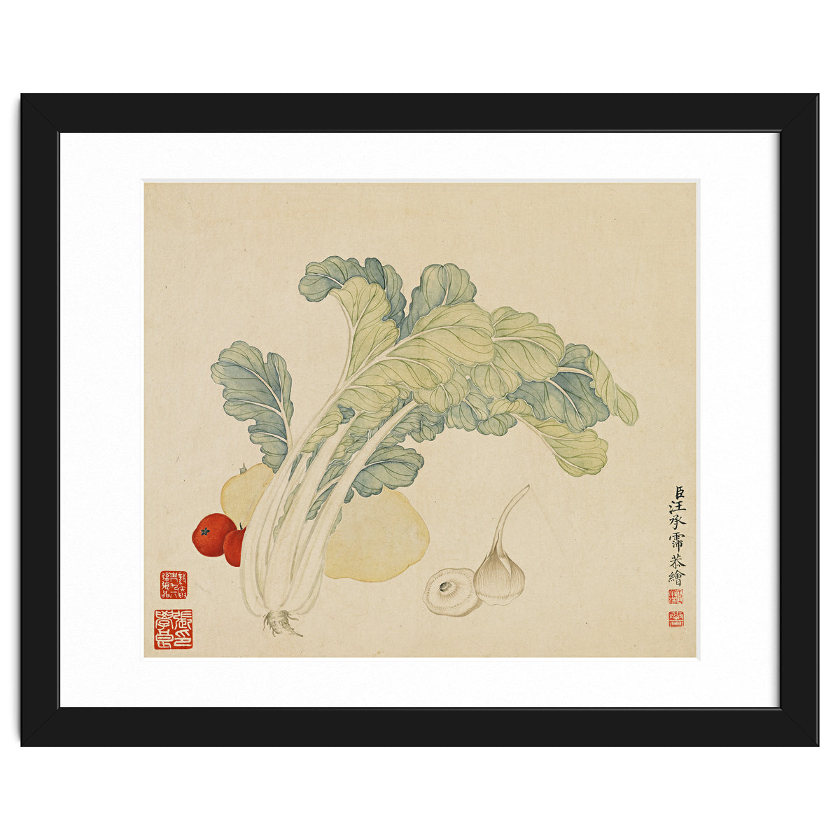 Wang Chengyu ~flowers, Vegetables, Chinese Cabbage, Potatoes, Garlic, Tomatoes, Vegetables