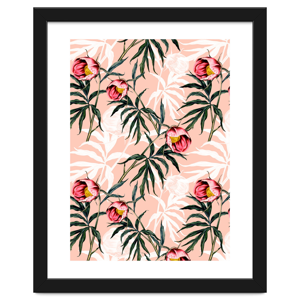 Flowery blooming pink