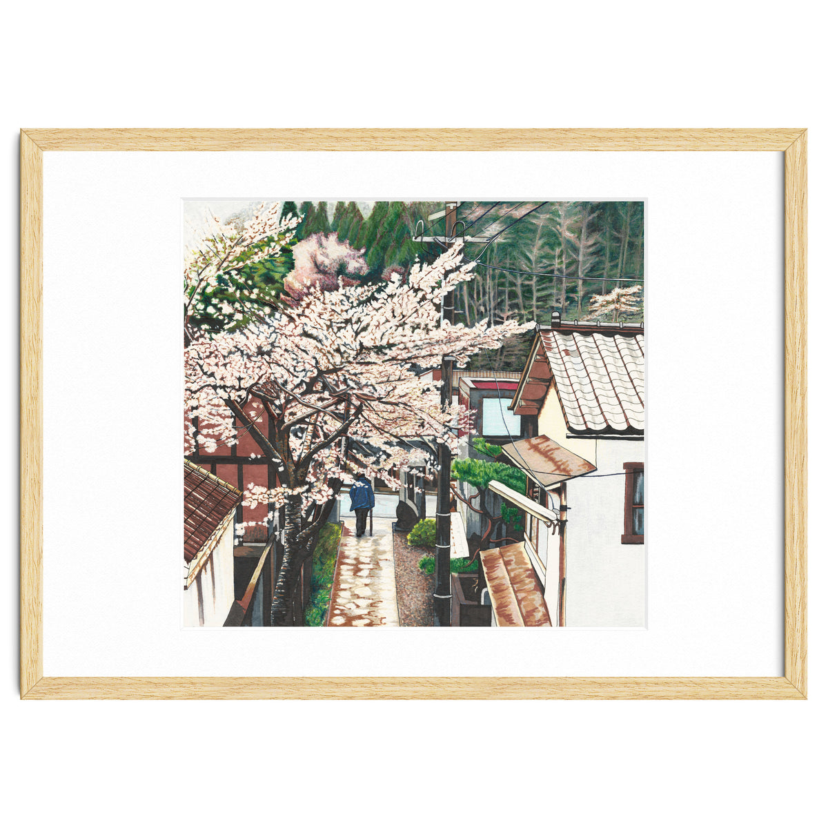 Passing by Cherry Blossoms