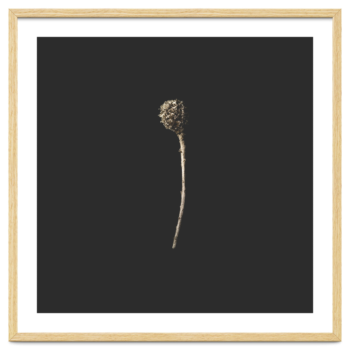 Simple Golden Botanical - Square