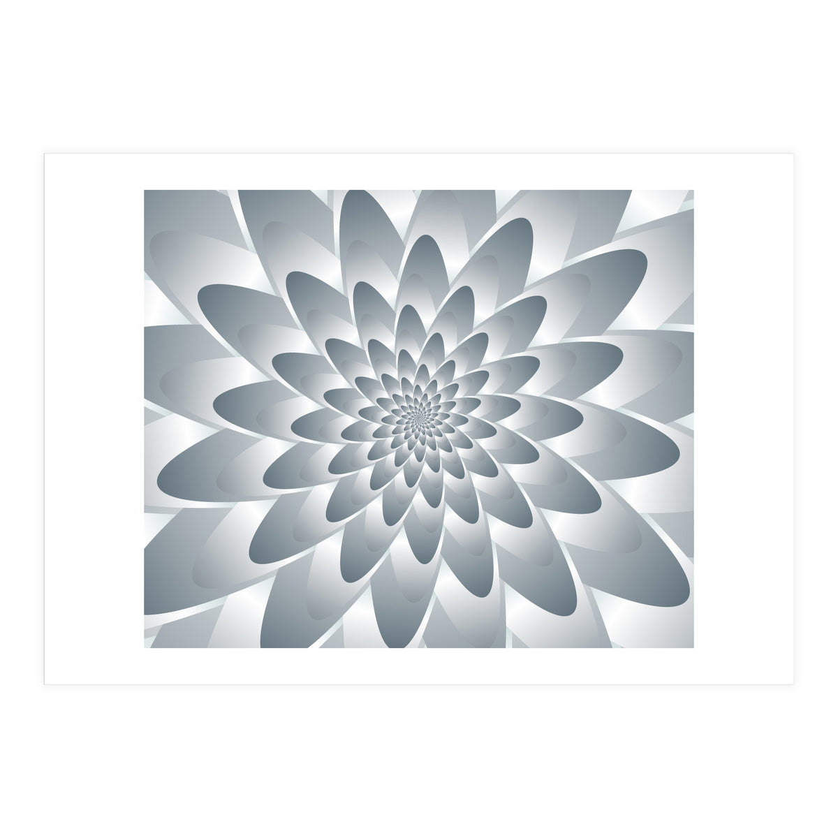 Swirl Flower Pattern  (Print Only)