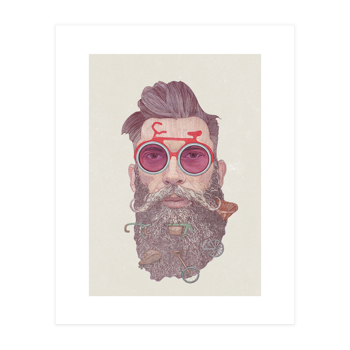 Hipster Dude (Print Only)