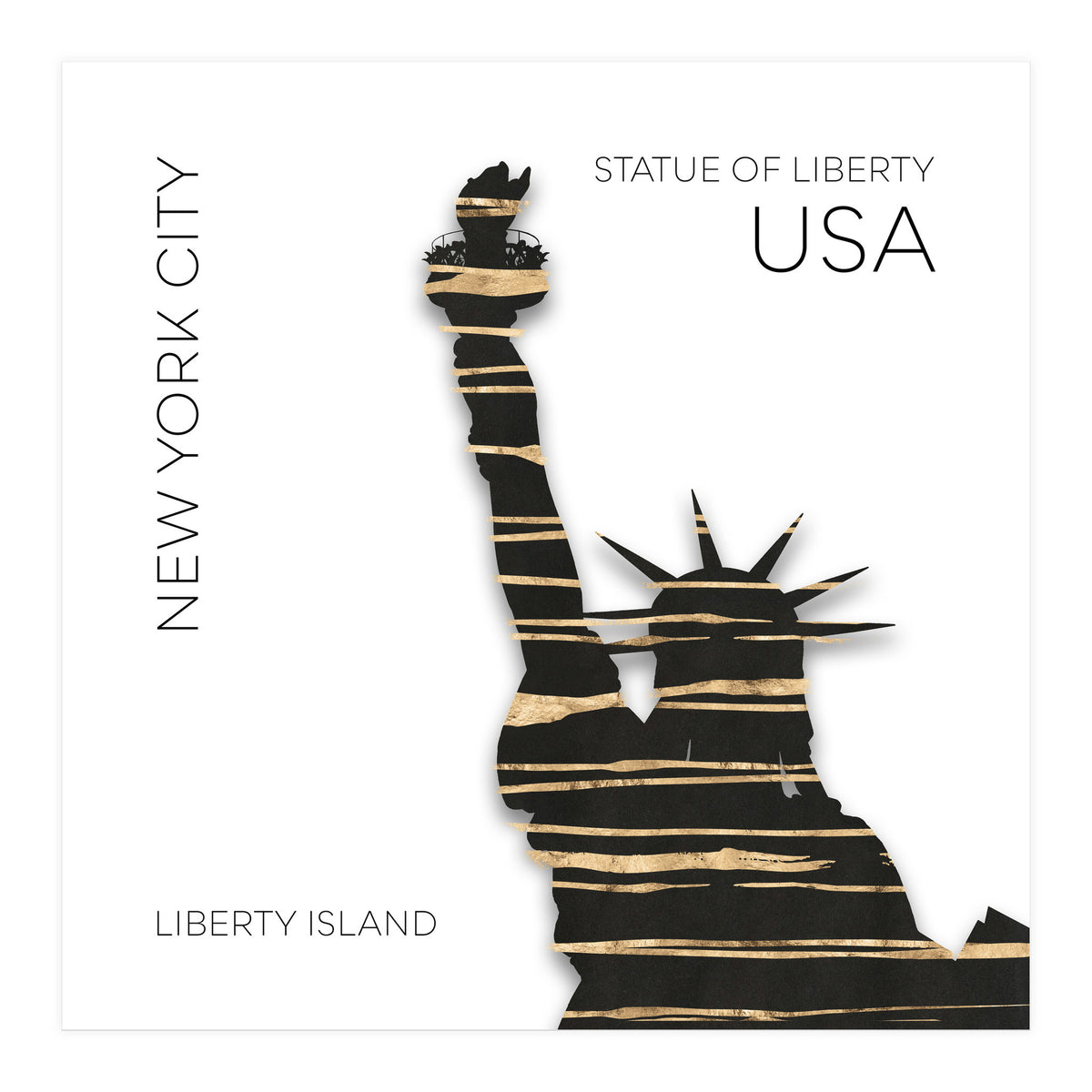 Urban Art NYC Statue of Liberty (Print Only)