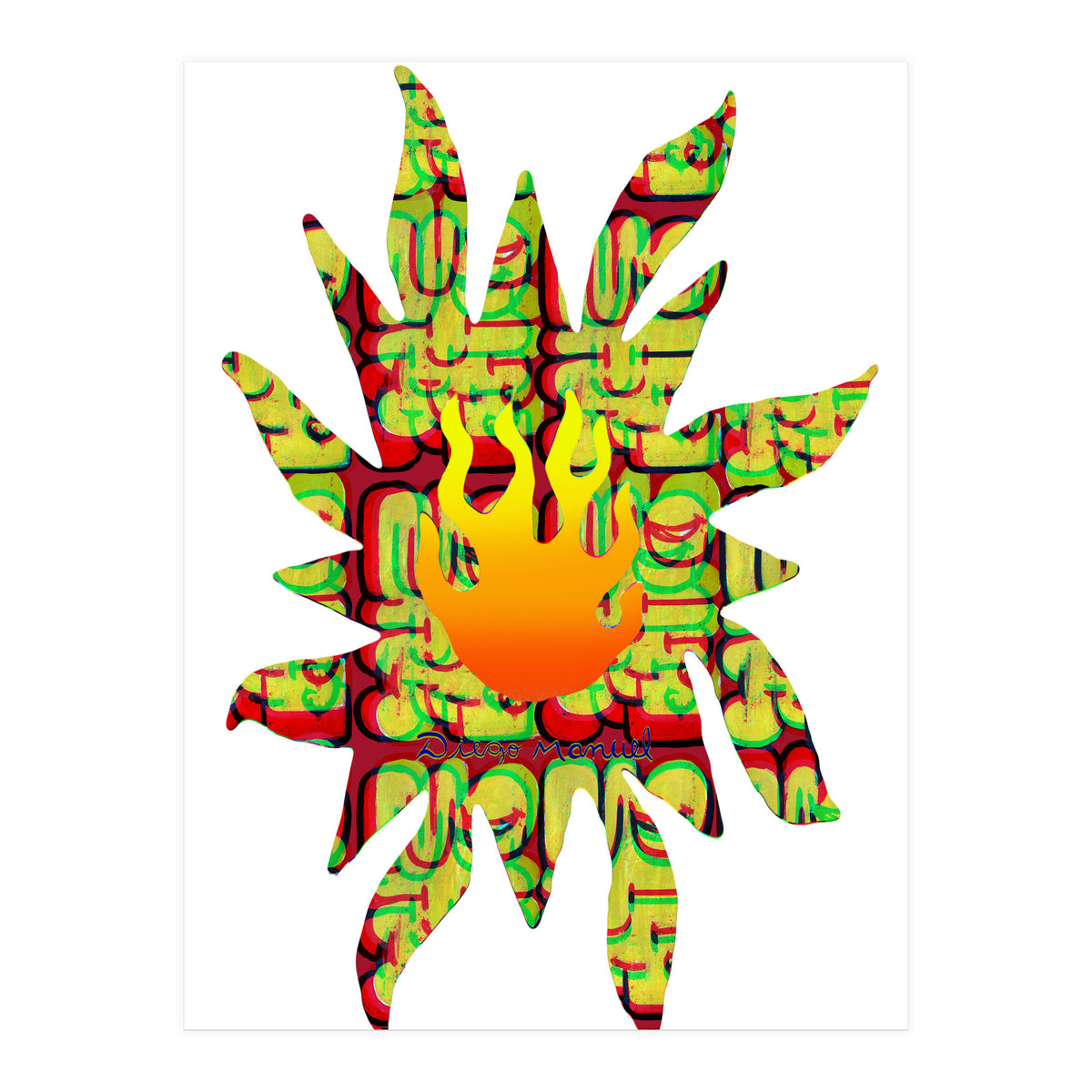Fuego 20 Copia (Print Only)