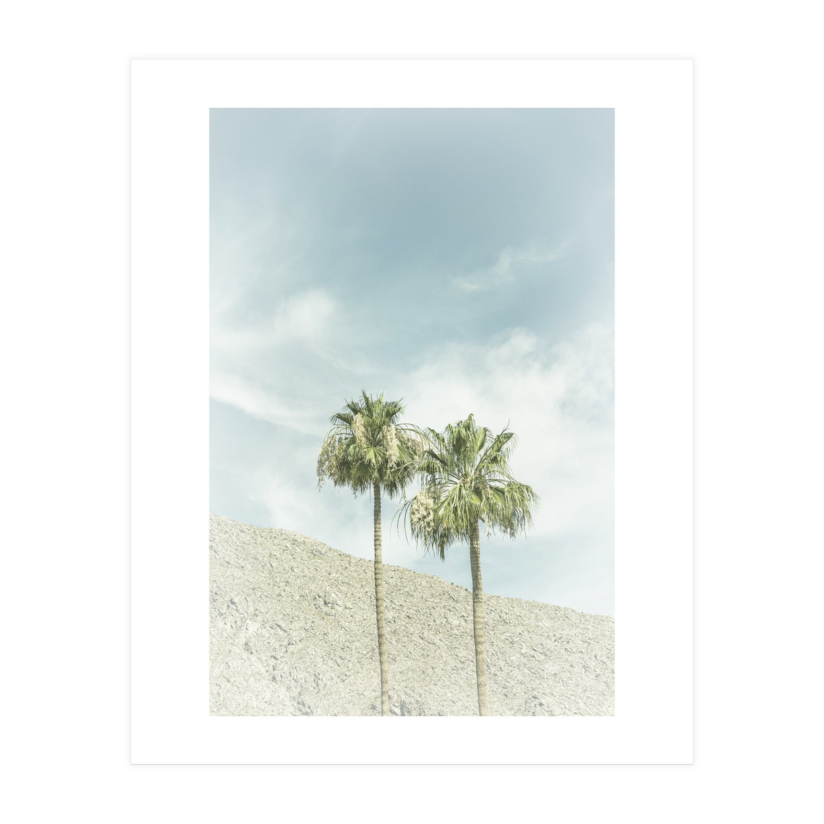 Palm Trees in the desert | Vintage (Print Only)