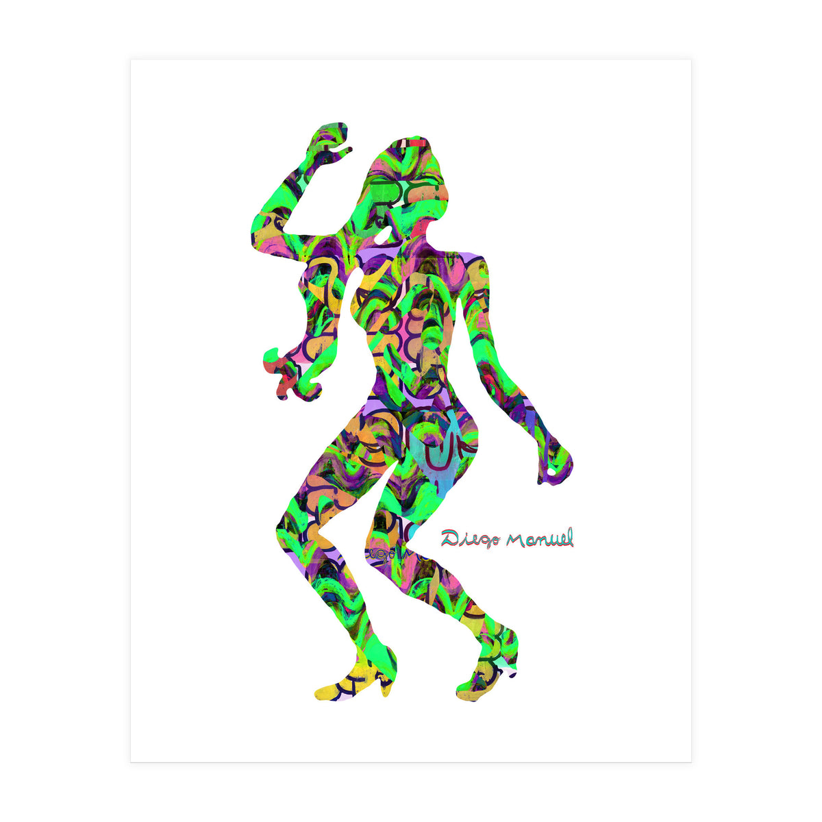 Dance Girl B 3  (Print Only)