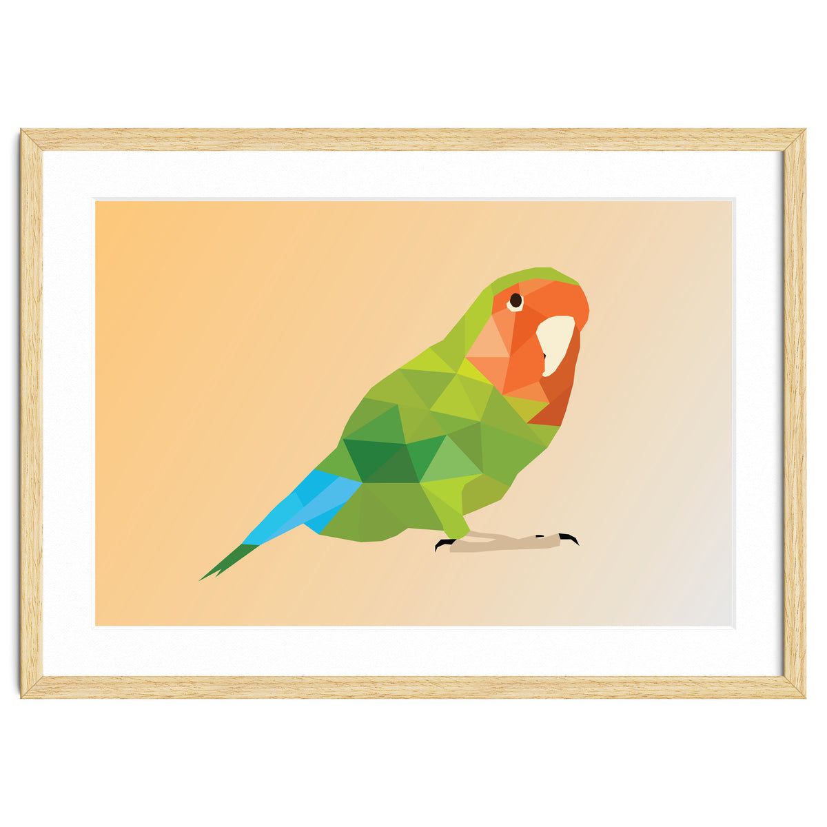 Parrot Low Poly Art