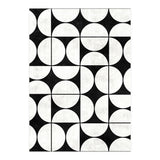 Mid-Century Modern Pattern No.2 - Black and White Concrete (Print Only) thumbnail