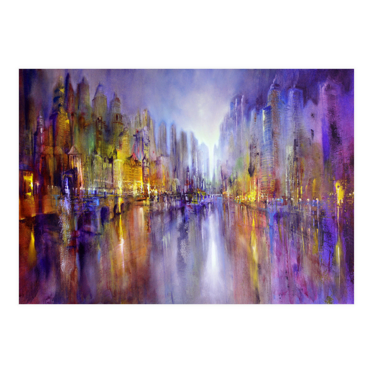 Stadt Am Fluss - city on the riverside (Print Only)