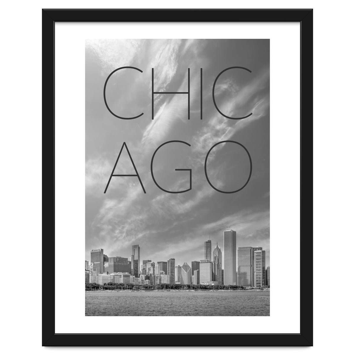 CHICAGO Skyline | Text