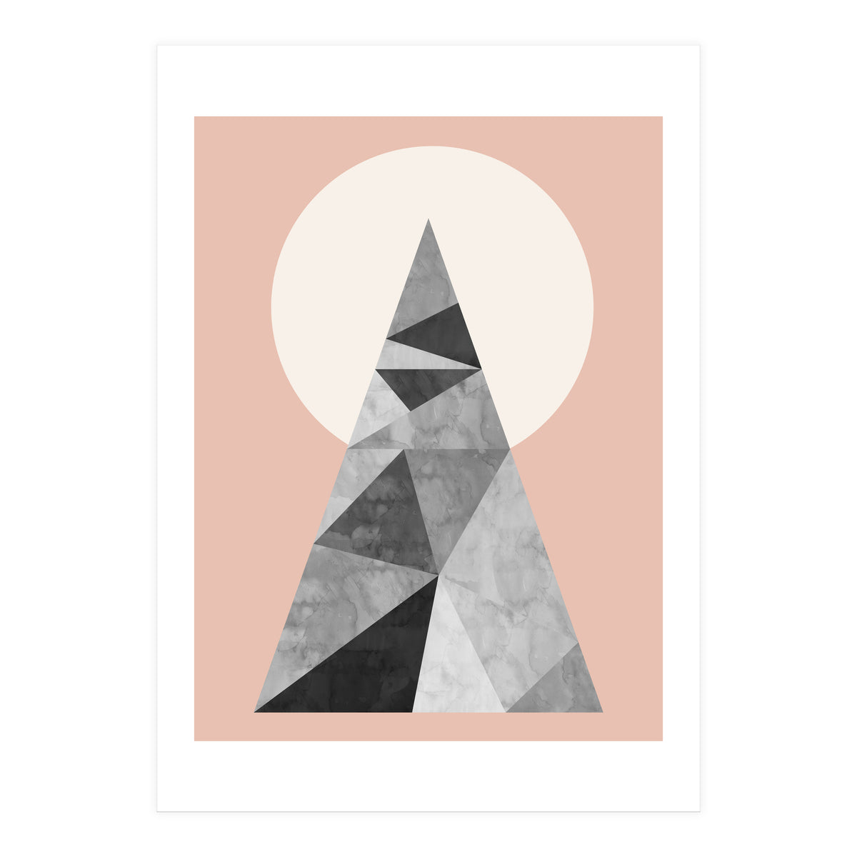 Geometric Rock II (Print Only)