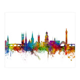 Shrewsbury England Skyline (Print Only) thumbnail