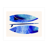 Indigo Surfboard Watercolor (Print Only) thumbnail
