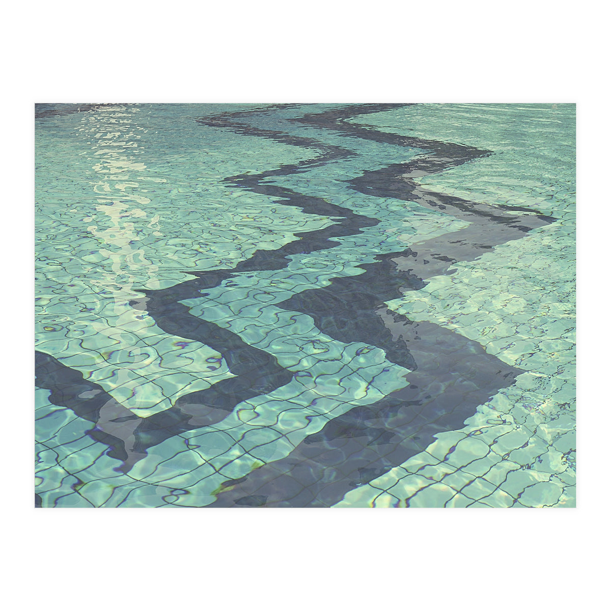 Underwater Zig Zags (Print Only)