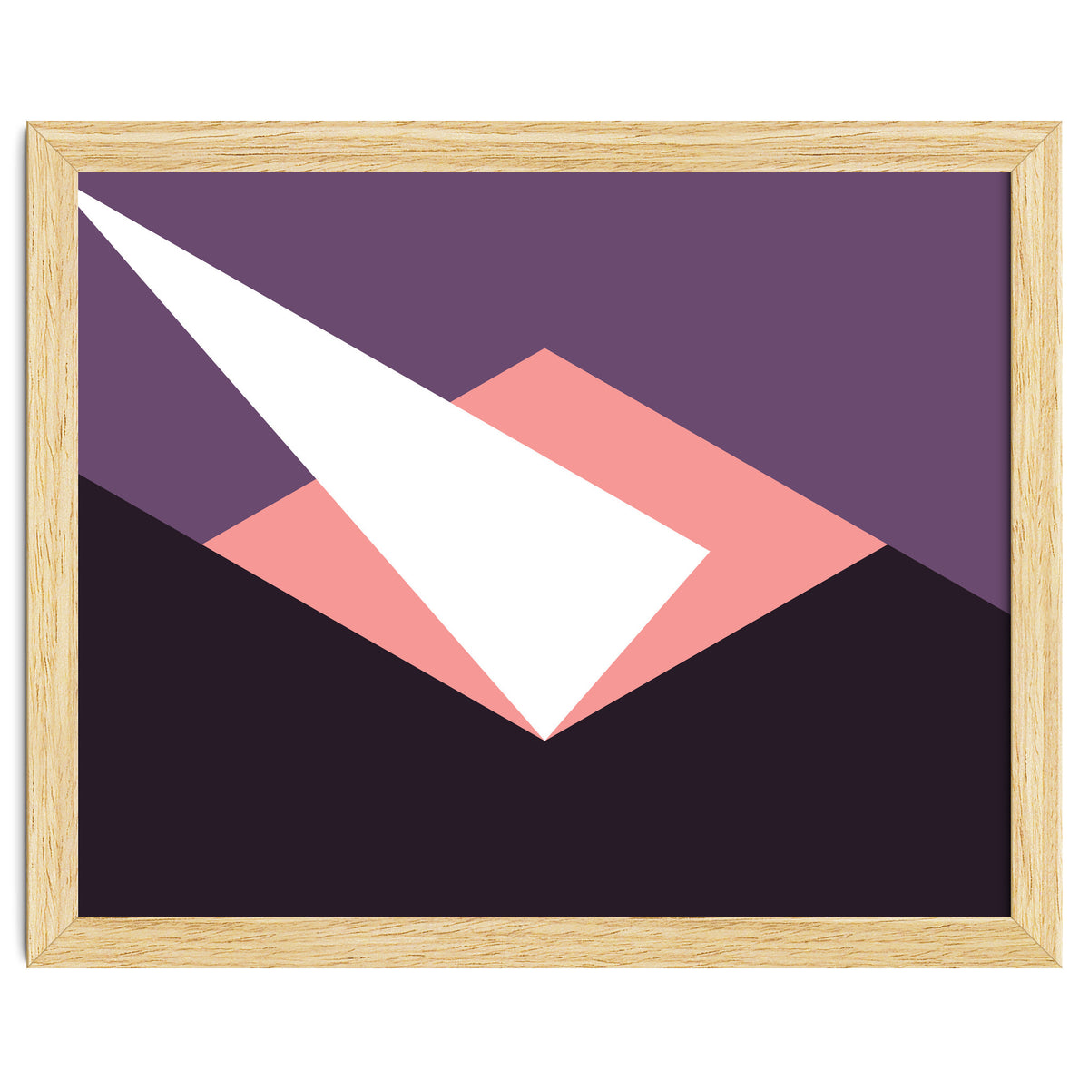 Geometric Shapes No. 59 - pink & purple