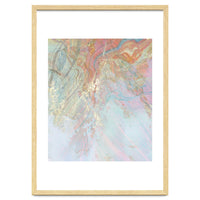 Marble Luxe, Abstract Nature Bohemian Texture, Blush Gold Scandanavian Pastel Neutral