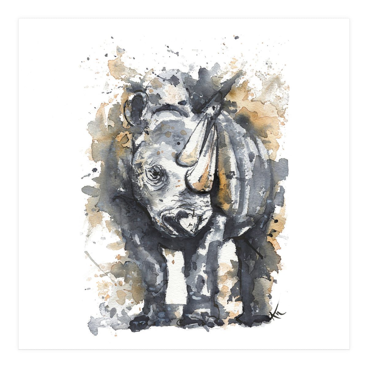 Rhino- Wildlife Collection (Print Only)