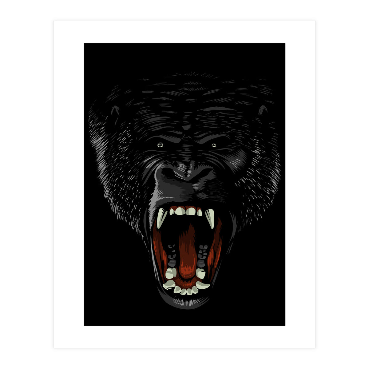 Gorilla attack  (Print Only)